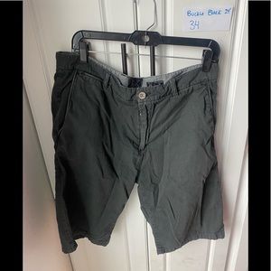 Buckle Black mens shorts size 34